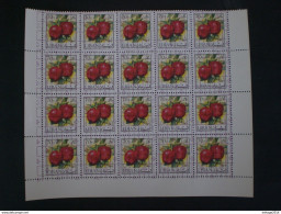 LEBANON لبنان LIBAN 1978 AERIEN FLEURS ET FRUITS CATALOGUE YEVERT N: 662A MNH - Líbano