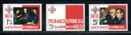 MALTA 1975 PROCLAMATION OF THE REPUBLIC PROCLAMAZIONE DELLA REPUBBLICA COMPLETE SET SERIE COMPLETA MNH - Malta