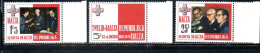 MALTA 1975 PROCLAMATION OF THE REPUBLIC PROCLAMAZIONE DELLA REPUBBLICA COMPLETE SET SERIE COMPLETA MNH - Malta