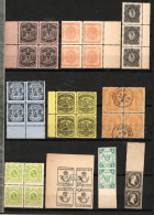 PETIT ENSEMBLE DE TIMBRES FAUX, DONT FAUX DE FOURNIER (DENTELES) SURTOUT ANCIENS ETATS ALLEMANDS - Collections (sans Albums)