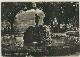 COSENZA - VILLA COMUNALE E FONTANA 1957 - Cosenza
