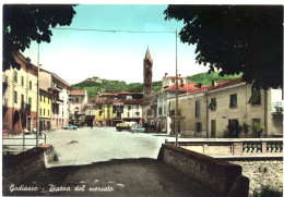 GODIASCO -PAVIA -PIAZZA DEL MERCATO -AUTO -ACQUERELLATA - Pavia