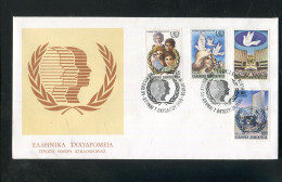 "GRIECHENLAND" 1985, Mi. 1598-1601 FDC (R1178) - FDC