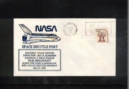 USA 1976 Space / Weltraum NASA Space Shuttle Port Interesting Cover - Verenigde Staten