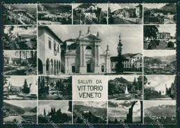 Treviso Vittorio Veneto Saluti Da Foto FG Cartolina ZKM7181 - Treviso