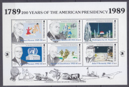 1989 Turks And Caicos Islands 855-860KL US Presidents / Apollo 11 Moon Landing - Zuid-Amerika