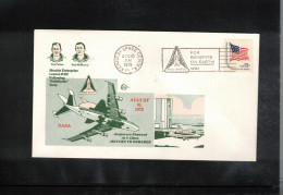 USA 1979 Space / Weltraum Space Shuttle Enterprise Leaves KSC Following Pathfinder Tests Interesting Cover - Estados Unidos