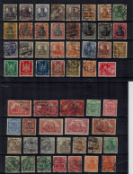 Deutsche Reich Lot Oblitéré Neuf Charnière - Lots & Kiloware (mixtures) - Max. 999 Stamps