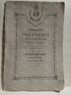 Napoli Distribuzione Dei Premi PORTICI Sacro Cuore Di Gesù Cardinale Guglielmo Sanfelice 1893 - Diplome Und Schulzeugnisse