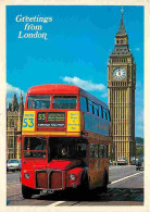 Automobiles - Bus - Autocar - Bus Rouge Londonien - London - Big Ben - CPM - Voir Scans Recto-Verso - Buses & Coaches