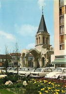Automobiles - Colombes - Le Clocher De L'Ancienne Eglise Saint-Pierre-Saint-Paul - Place Du Général Leclerc - Fleurs - C - Turismo
