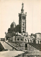 13 - Marseille - Basilique De Notre-Dame De La Garde - CPSM Grand Format - Voir Timbre - Voir Scans Recto-Verso - Notre-Dame De La Garde, Lift