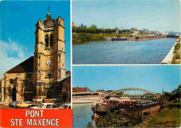 60 - Pont Sainte Maxence - Multivues - Péniches - CPM - Voir Scans Recto-Verso - Pont Sainte Maxence