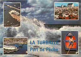 44 - La Turballe - Multivues - Bateaux - Effet De Vagues - Flamme Postale - CPM - Voir Scans Recto-Verso - La Turballe