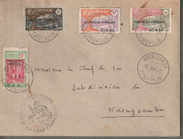 CAMEROUN - LETTRE Avec N°202/5  "Cameroun Français 27.8.1940." De Nkongsamba Le 15/04/1941 - Cartas & Documentos