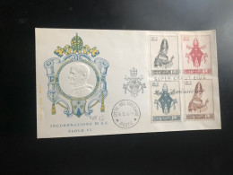 1963-79 Vatican 6 Diff FDCOVERS Popes See Photos - Cartas & Documentos