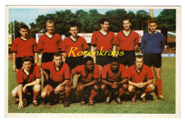 Postkaart Ploegfoto Football Belgique équipe Daring Club De Bruxelles 1962 1963 Voetbal Ploeg Team - Football