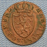 Nassau • 1/4 Kreuzer 1819 Z • Wilhelm • German States / Allemagne États • [24-645] - Monedas Pequeñas & Otras Subdivisiones