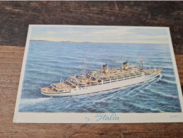 Postcard - Ship Italia       (32944) - Sailing Vessels