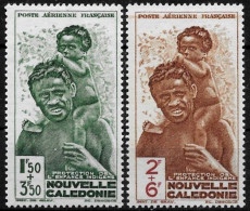 Nouvelle Calédonie 1942 - Yvert N° PA 36/37 - Michel N° 236/237 ** (+20%) - Nuevos