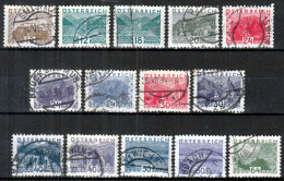 ⁕  Austria - Österreich 1932 ⁕ Landscapes Mi.530-543 ⁕ 14v Used - Oblitérés