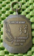 Medaile : Plantsoenloop, De Groninger Gezinsbode AR60.77 ( 10 November 1988 ) -  Original Foto  !!  Medallion  Dutch - Other & Unclassified