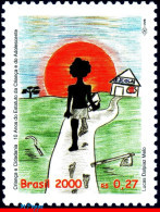 Ref. BR-2757 BRAZIL 2000 - CHILD AND CITIZENSHIP,SUN, MI# 3051, MNH, JUSTICE 1V Sc# 2757 - Unused Stamps