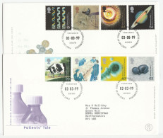 MEDICINE FDCs GB Vaccination DNA Penicillin Test Tube Baby Nursing Health Etc Fdc Cover Stamps - Medicine