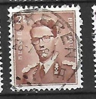 OCB Nr 1028 Centrale Stempel Lokeren - King Roi Koning Boudewijn Baudouin Marchand - 1953-1972 Lunettes