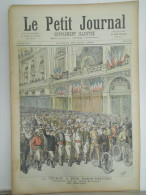 Le Petit Journal N°82 - 18 Juin 1892 - Course à Pied Paris Belfort Valenciennes - Sauveteur De 6 Ans Eugène Woisel - 1850 - 1899