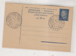 YUGOSLAVIA,1950  SIBENIK Nice Postal Stationery - Cartas & Documentos