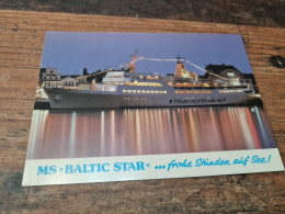 Postcard - Ship "Baltic Star"       (V 38059) - Sailing Vessels