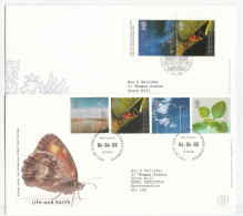 INSECTS FDCs Booklet Pane FDC & Insect Life On Earth FDC Gb Stamps Cover - Beetles