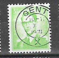 OCB Nr 1068  Centrale Stempel Gent - King Roi Koning Boudewijn Baudouin Marchand - 1953-1972 Glasses