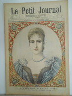 Le Petit Journal N°209 - 18 Novembre 1894 - La Princesse Alice De Hesse (Russie) Fiancée De Nicolas II - Eglise Russe - Le Petit Journal