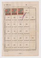 Bulgaria Bulgarie Bulgarien 1930s Social Insurance Fiscal Revenue Stamp, Stamps On Fragment Page (38394) - Dienstmarken