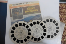 3 Disques View-Master Etats-Unis Great Smoky Mountains USA 3 Reels 21 Photos - Photos Stéréoscopiques