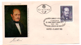 Österreich 1965 MiNr.: 1192 Semmelweis Ersttag; Austria FDC Scott: 746  YT: 1028 Sg: 1458 - FDC