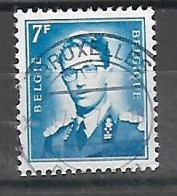 OCB Nr 1069B Centrale Stempel Bruxelles - King Roi Koning Boudewijn Baudouin Marchand - 1953-1972 Glasses