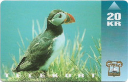 Faroe - Faroese Telecom (Magnetic) - Puffin Bird - 20Kr. - 15.000ex, Used - Färöer I.