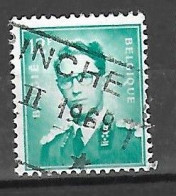 OCB Nr 1371 Centrale Stempel Binche - King Roi Koning Boudewijn Baudouin Marchand - 1953-1972 Bril