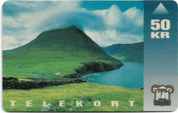 Faroe - Faroese Telecom (Magnetic) - Vidareidi - 50Kr. - 15.000ex, Used - Färöer I.