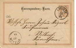 Empire AUTRICHIEN Timbre Type N°40  CORRESPONDENZ KARTE DE 1891 - Tarjetas