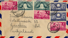 1950 AFRICA DEL SUR , DURBAN - GREUCHEN , SOBRE CIRCULADO - Cartas