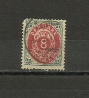 DENMARK  1875 - MI. 27 I, USED - Usati