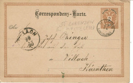 Empire AUTRICHIEN Timbre Type N°40  CORRESPONDENZ KARTE DE 1890 - Cartoline