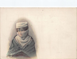 Turkey - Turkish Woman - REAL PHOTO Hand Tinted - Printed On Thick Paper - Publ. Sébah & Joailler  - Türkei