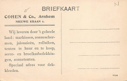 Judaica - NETHERLANDS - Arnhem - Cohen & Co. Manufacturer Of Tents - Publ. Unknown  - Judaísmo