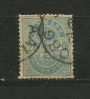 DENMARK  1884 - MI. 36, USED - Gebruikt