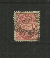 DENMARK  1884 - MI. 35, USED - Oblitérés